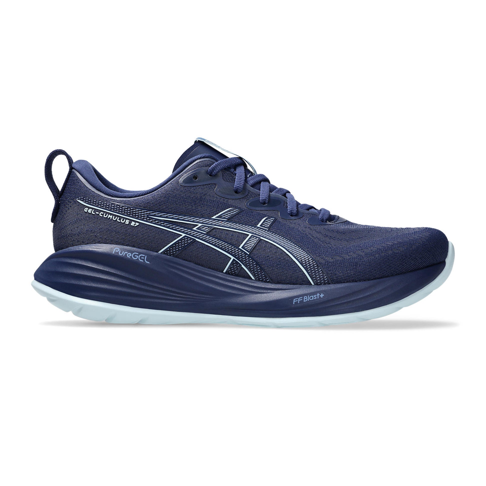 ASICS Gel-Cumulus 27 Chaussure De Running Sans Stabilisateurs Hommes-Bleu Foncé,Gris