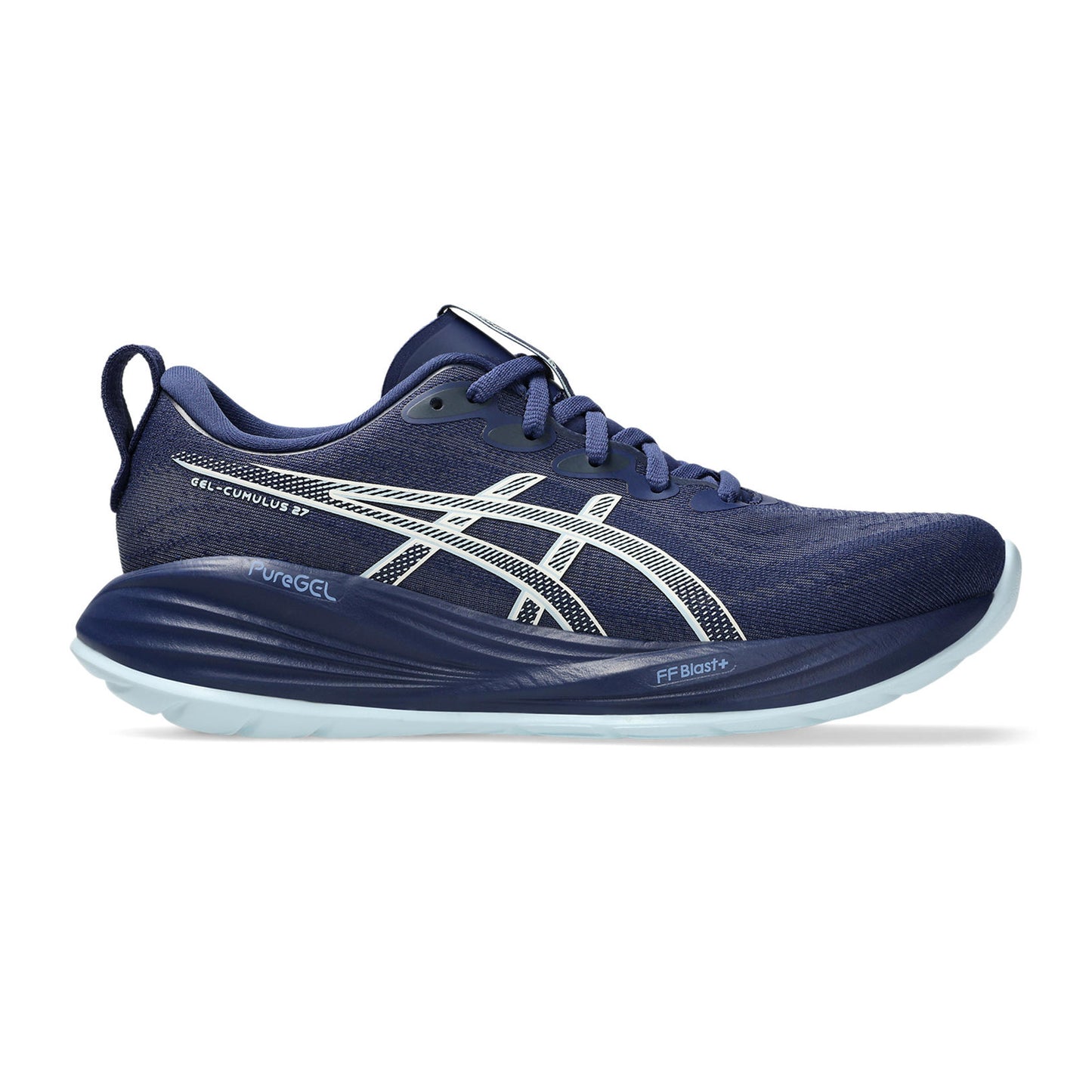 ASICS Gel-Cumulus 27 Chaussure De Running Sans Stabilisateurs Femmes-Bleu Foncé,Gris