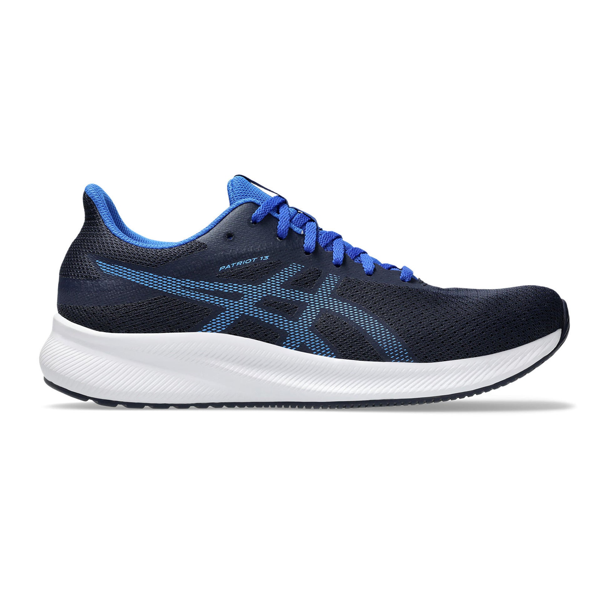 ASICS Patriot 13 Chaussure De Running Sans Stabilisateurs Hommes-Bleu Foncé,Bleu