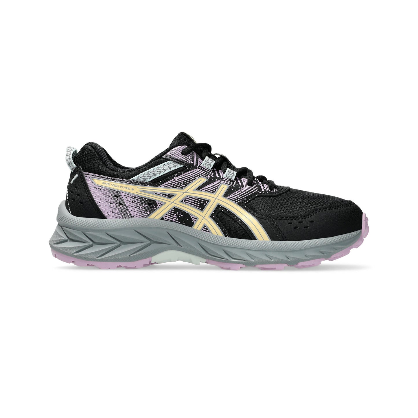 ASICS Pre-Venture 9 GS Chaussure Trail Enfants-Noir,Lilas