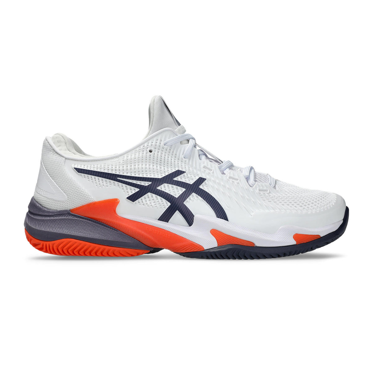 ASICS Court FF 3 Chaussure terre battue Hommes - blanc, bleu foncé