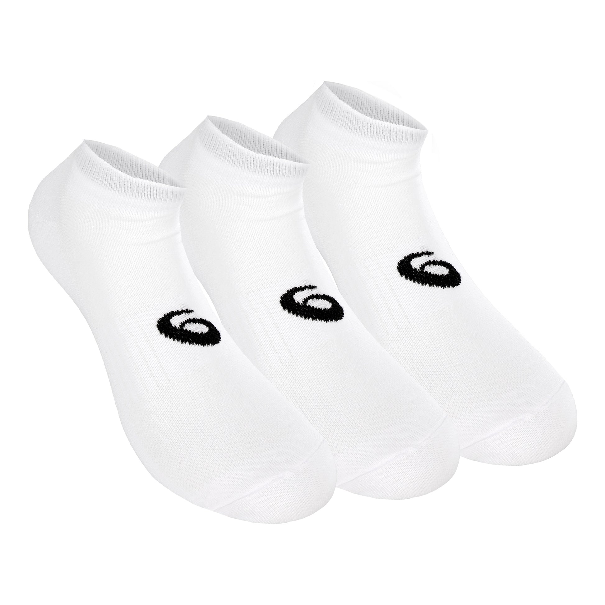 ASICS PED Chaussettes De Sport Pack De 3-Blanc,Noir