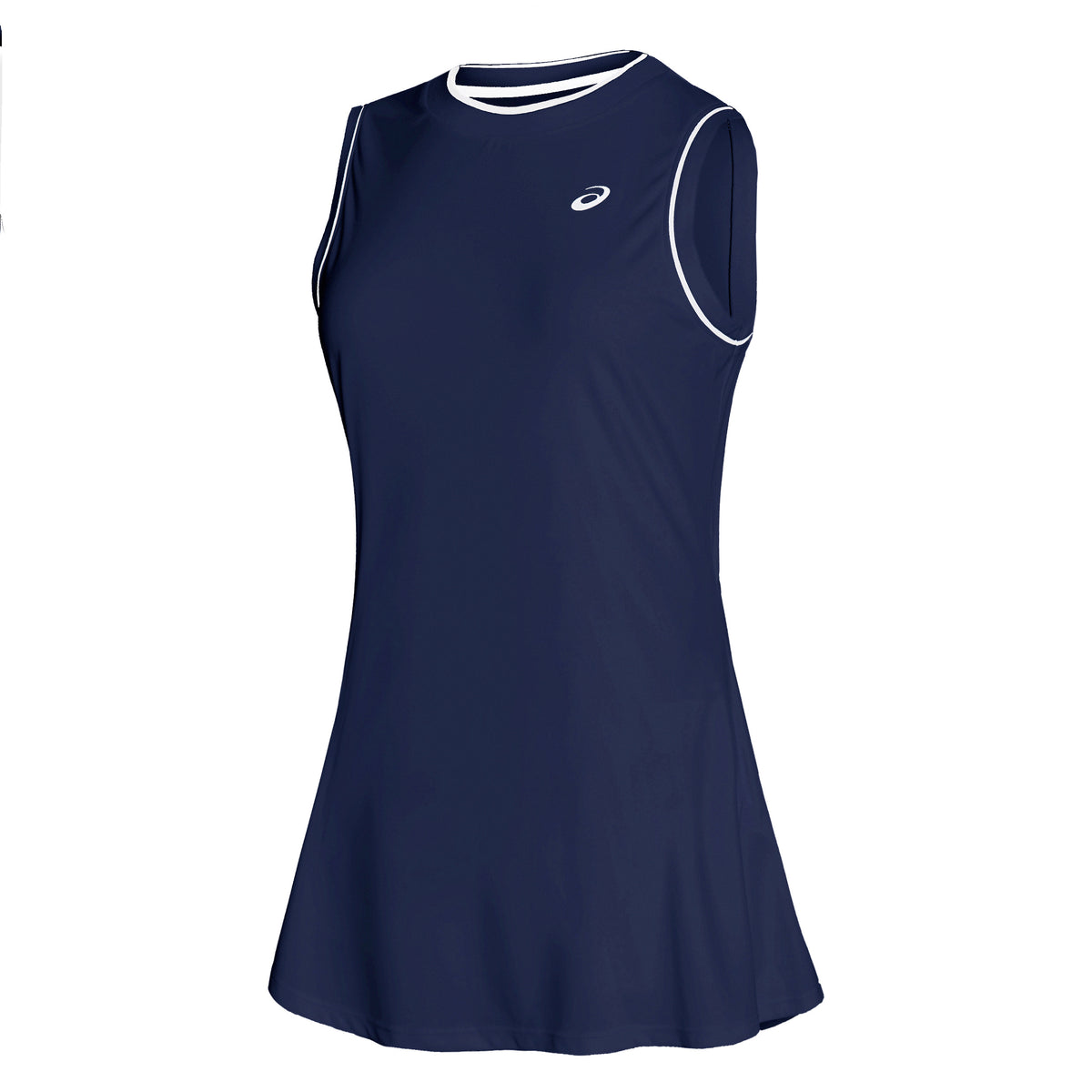 ASICS Robe Femmes - bleu foncé, blanc