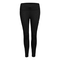 Katakana Crop Collant Tight Femmes-Noir