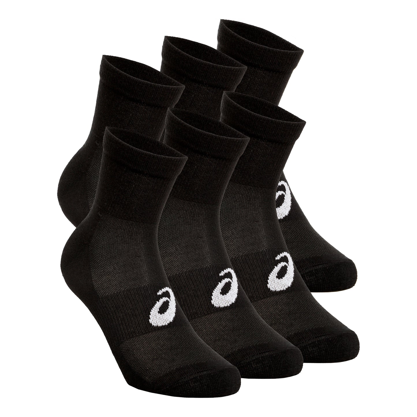 ASICS Quarter Chaussettes De Sport-Noir