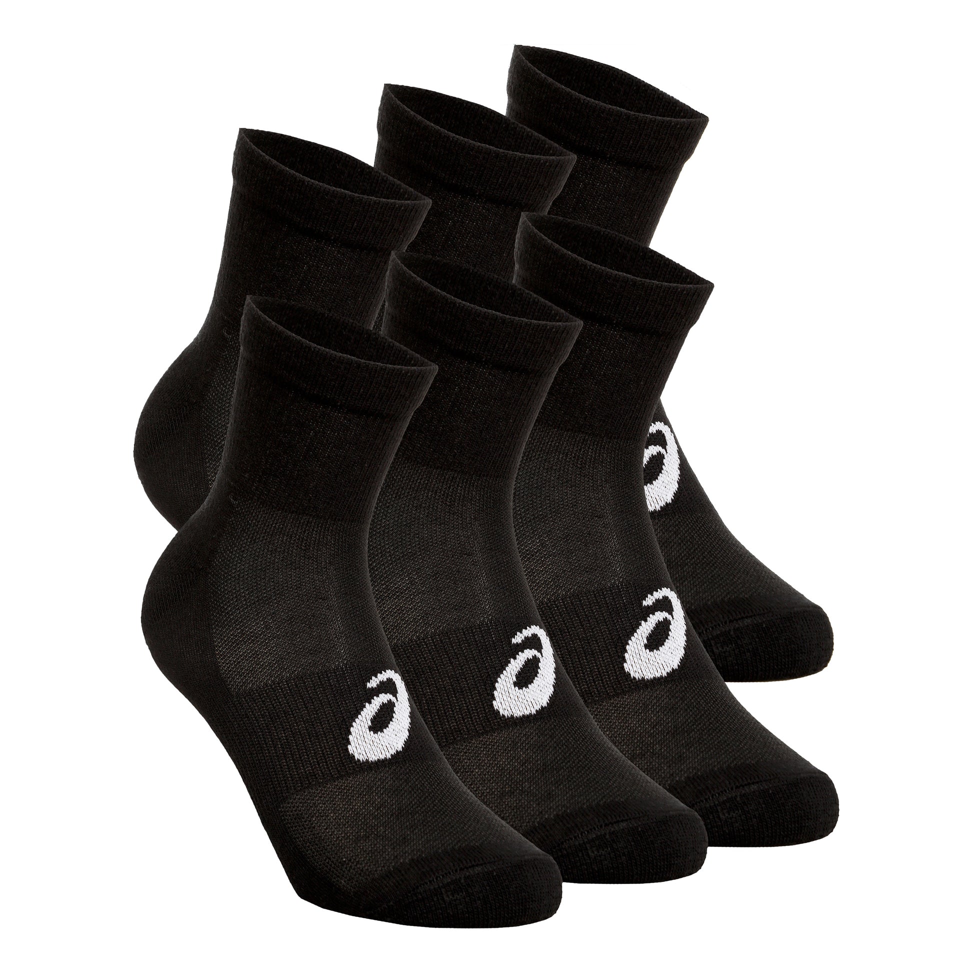 ASICS Quarter Chaussettes De Sport-Noir