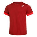 Court T-shirt Hommes - rouge foncé, rouge