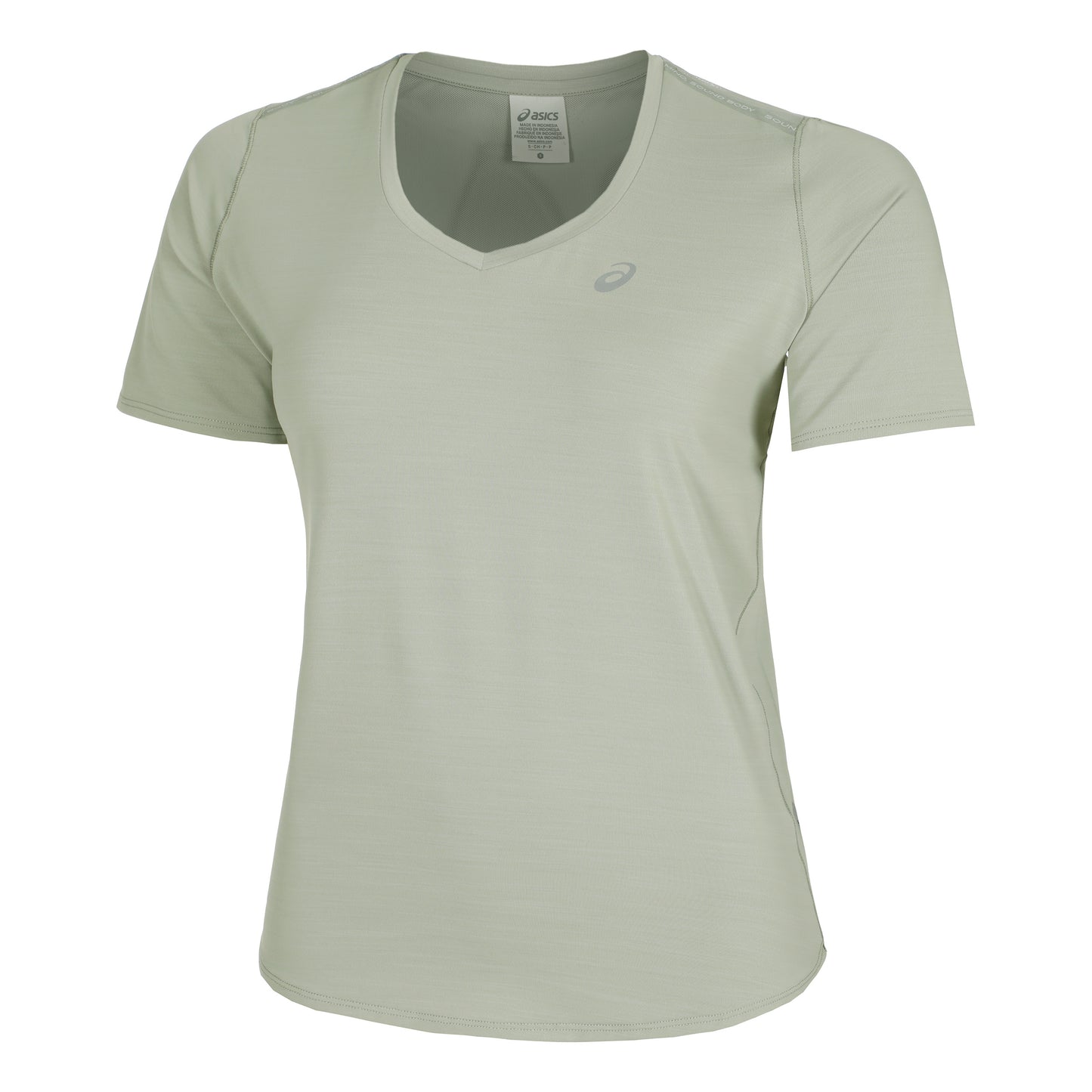 ASICS Road V-Neck Maillot de course Femmes - vert olive,