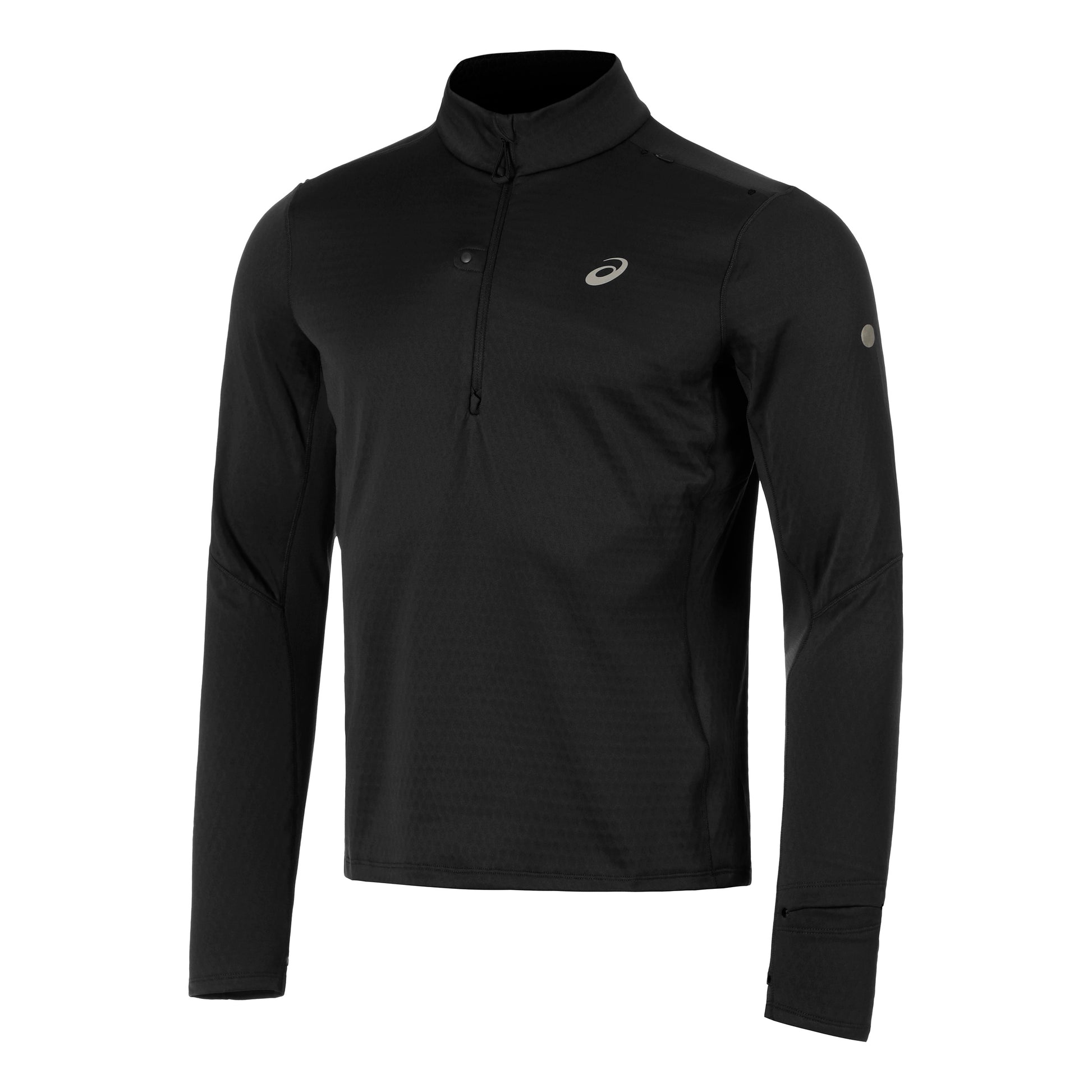 ASICS Road Winter 1/2 Zip Maillot De Course Hommes-Noir