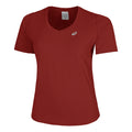Road V-Neck Maillot de course Femmes - rouge foncé,