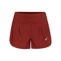 Road 3.5in Short de running Femmes-rouge vin