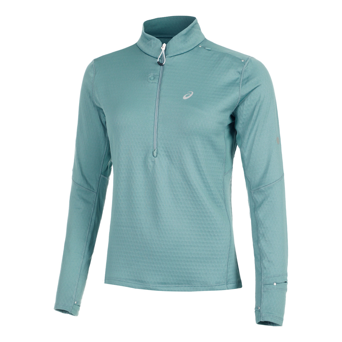 ASICS Road Winter 1/2 Zip Mid Layer Maillot De Course Femmes-Sauge