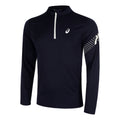 Icon 1/2 Zip Maillot De Course Hommes-Bleu Foncé