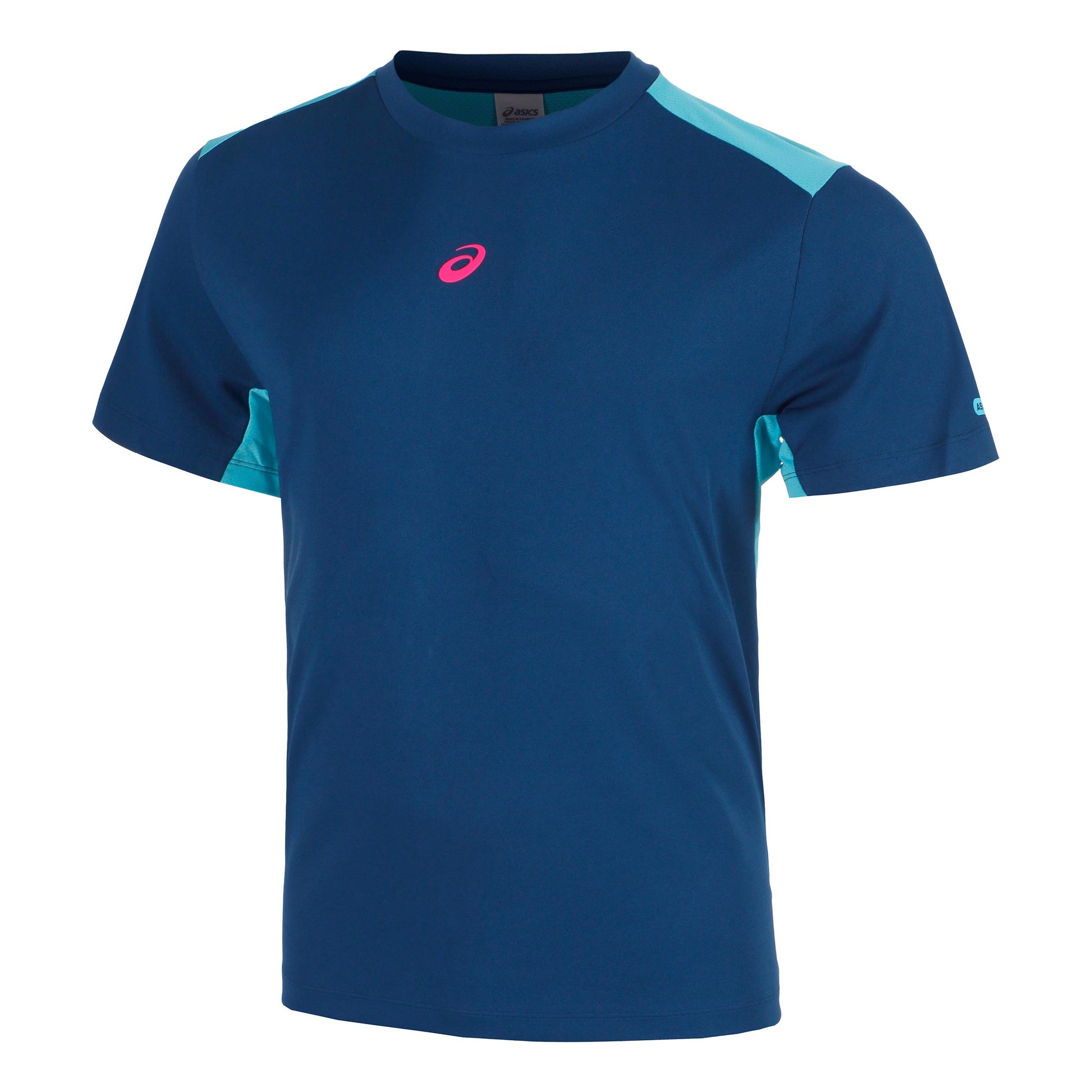 ASICS Court T-shirt Hommes - bleu foncé,