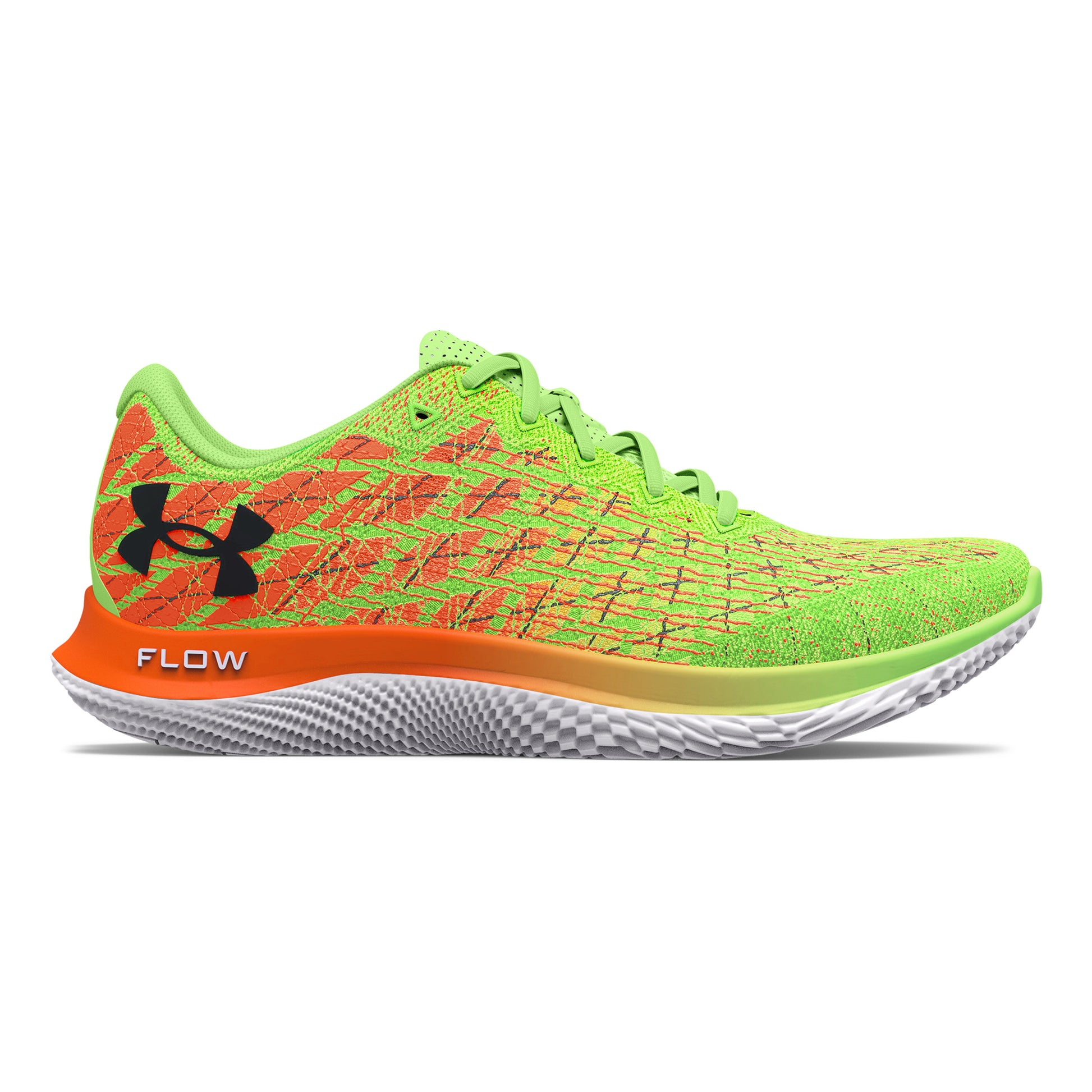 Under Armour Flow Velociti Wind 2 Chaussure de running sans stabilisateurs Hommes - vert, rouge