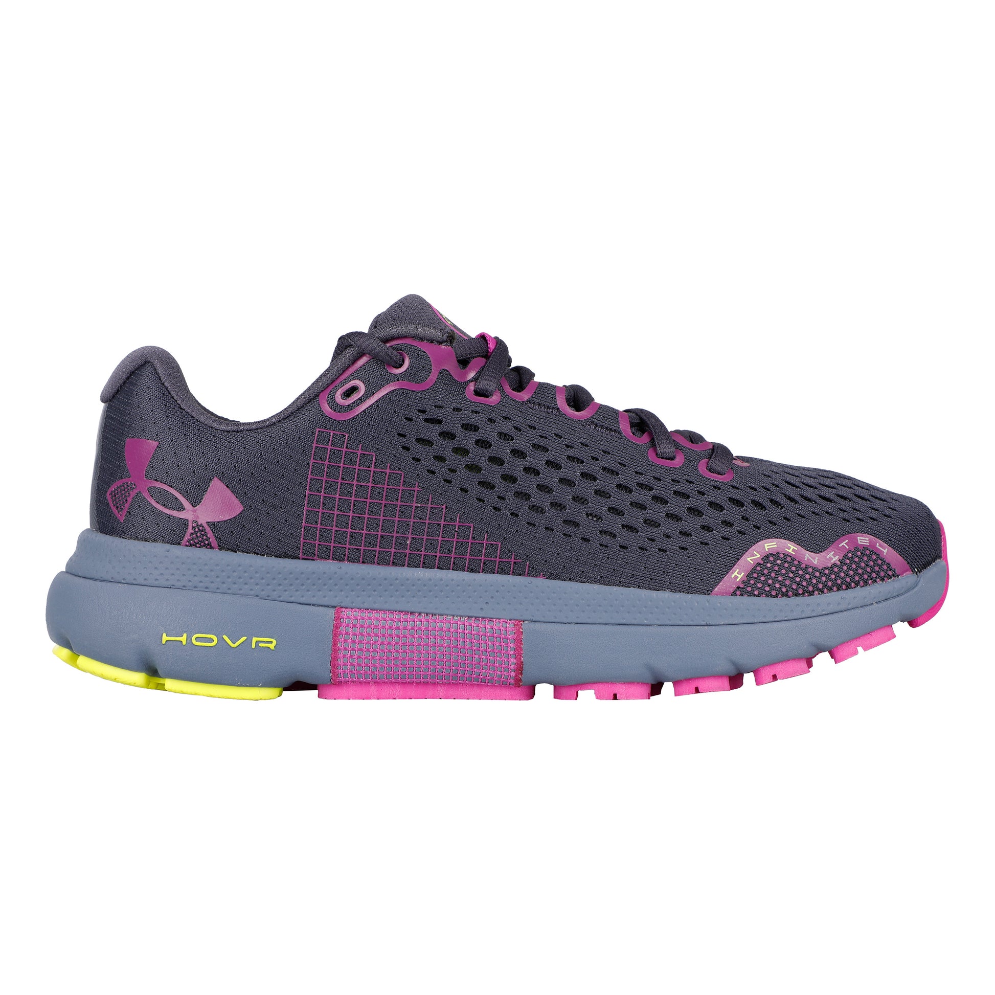 Under Armour HOVR Infinite 4 Chaussure de running sans stabilisateurs Femmes - gris, violet