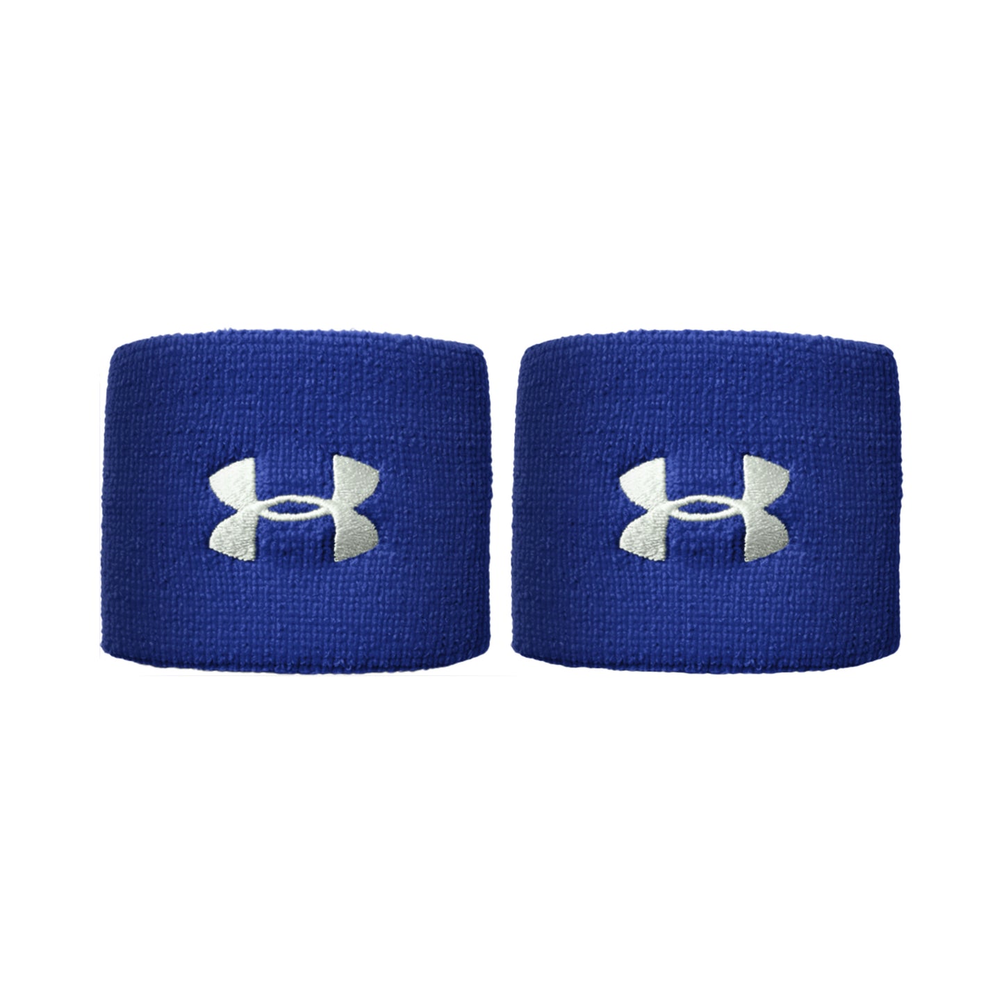 Under Armour Performance Poignet Pack de 2 unités court - bleu, blanc