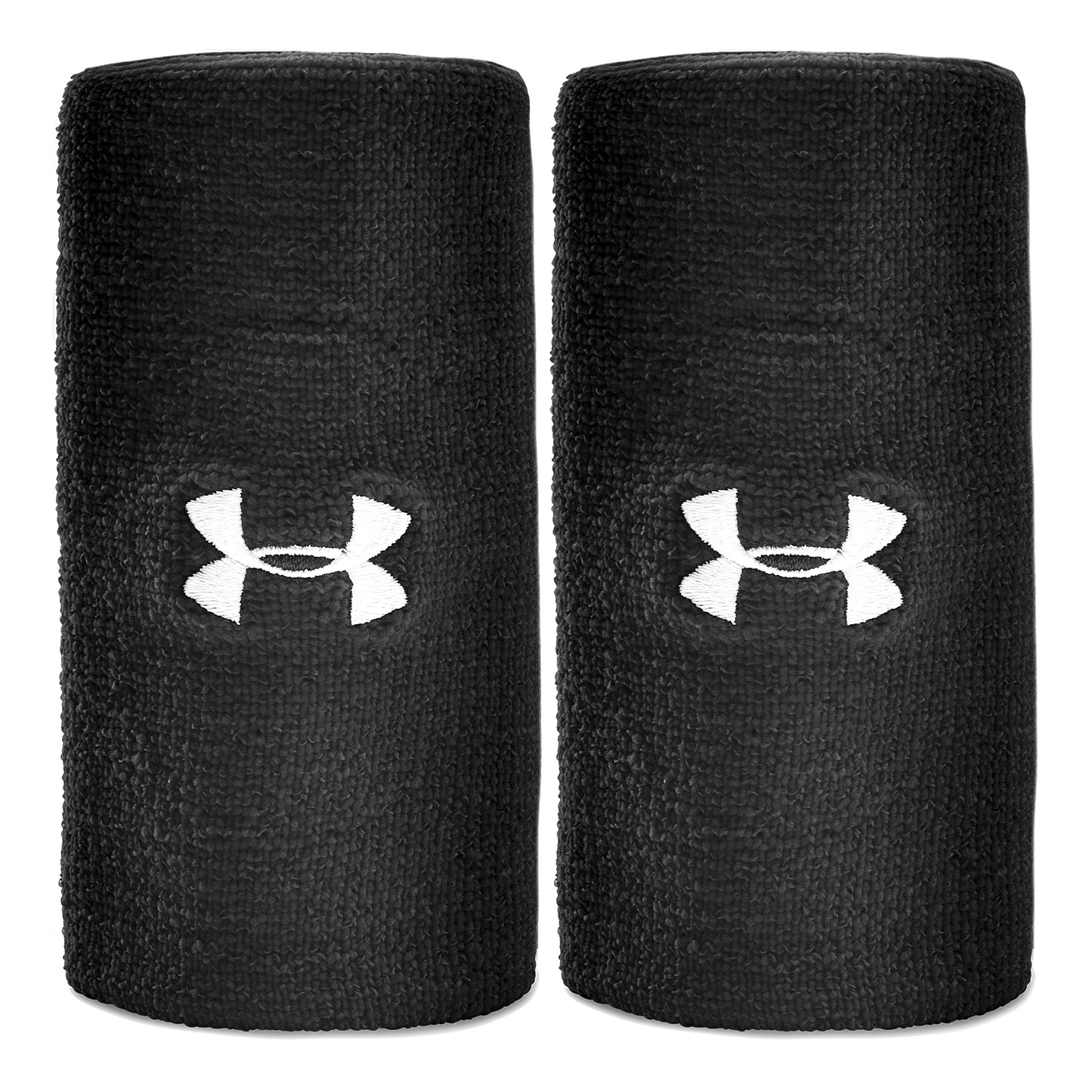 Under Armour Performance Poignet Pack de 2 unités long - noir, blanc