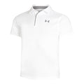 Tech Polo Hommes-Blanc,Gris