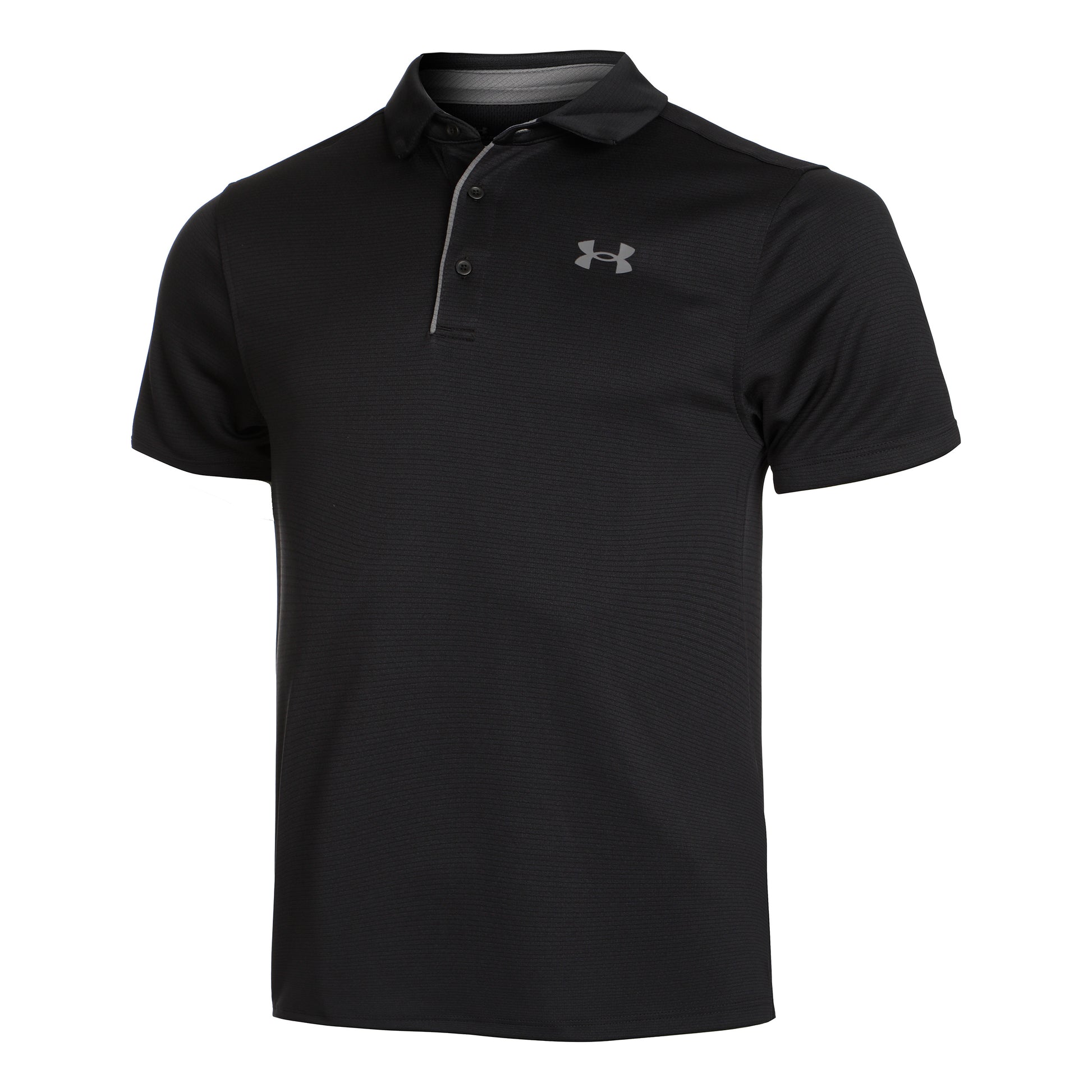 Under Armour Tech Polo Hommes-Noir,Gris