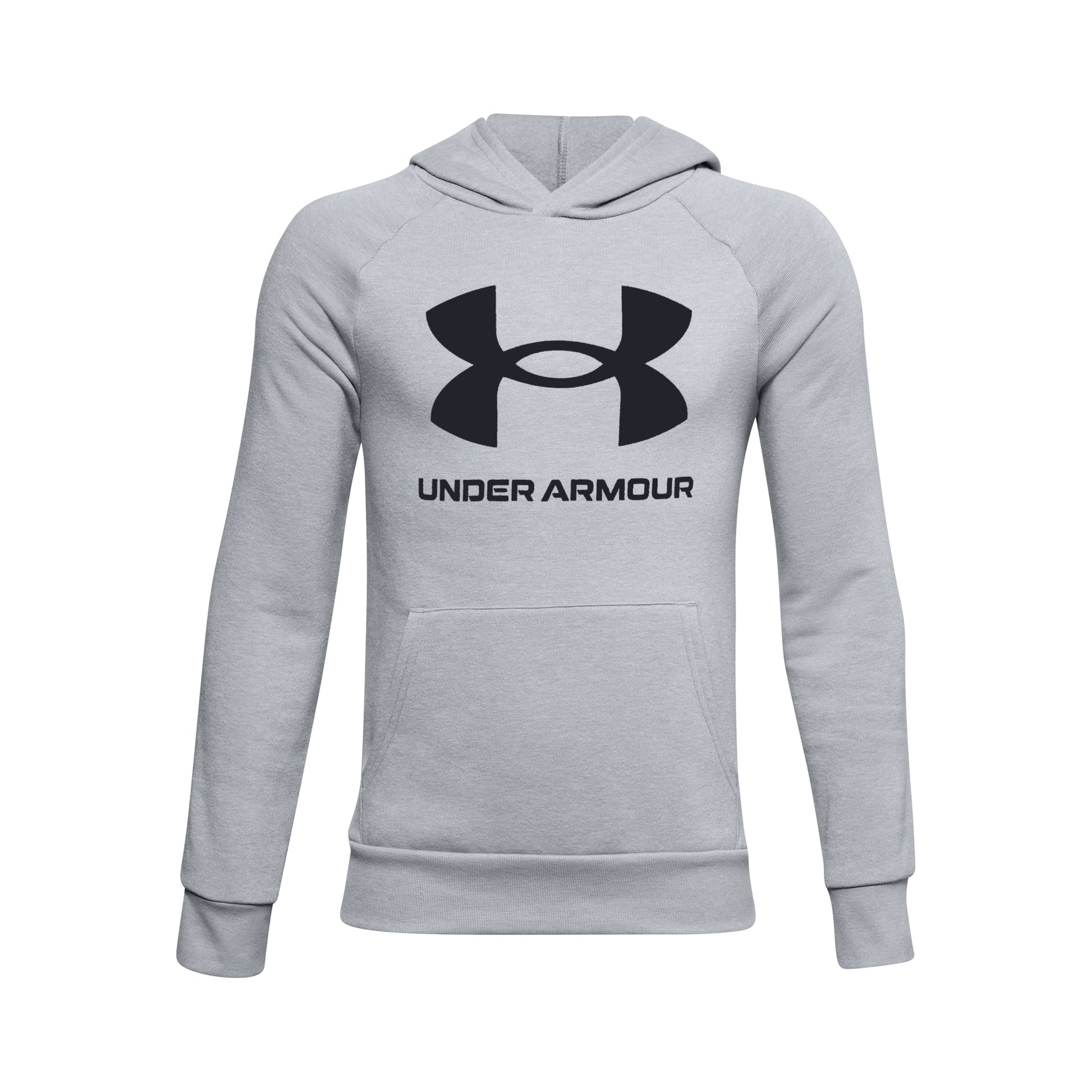 Under Armour Fleece Sweat à capuche Garçons - gris clair, noir