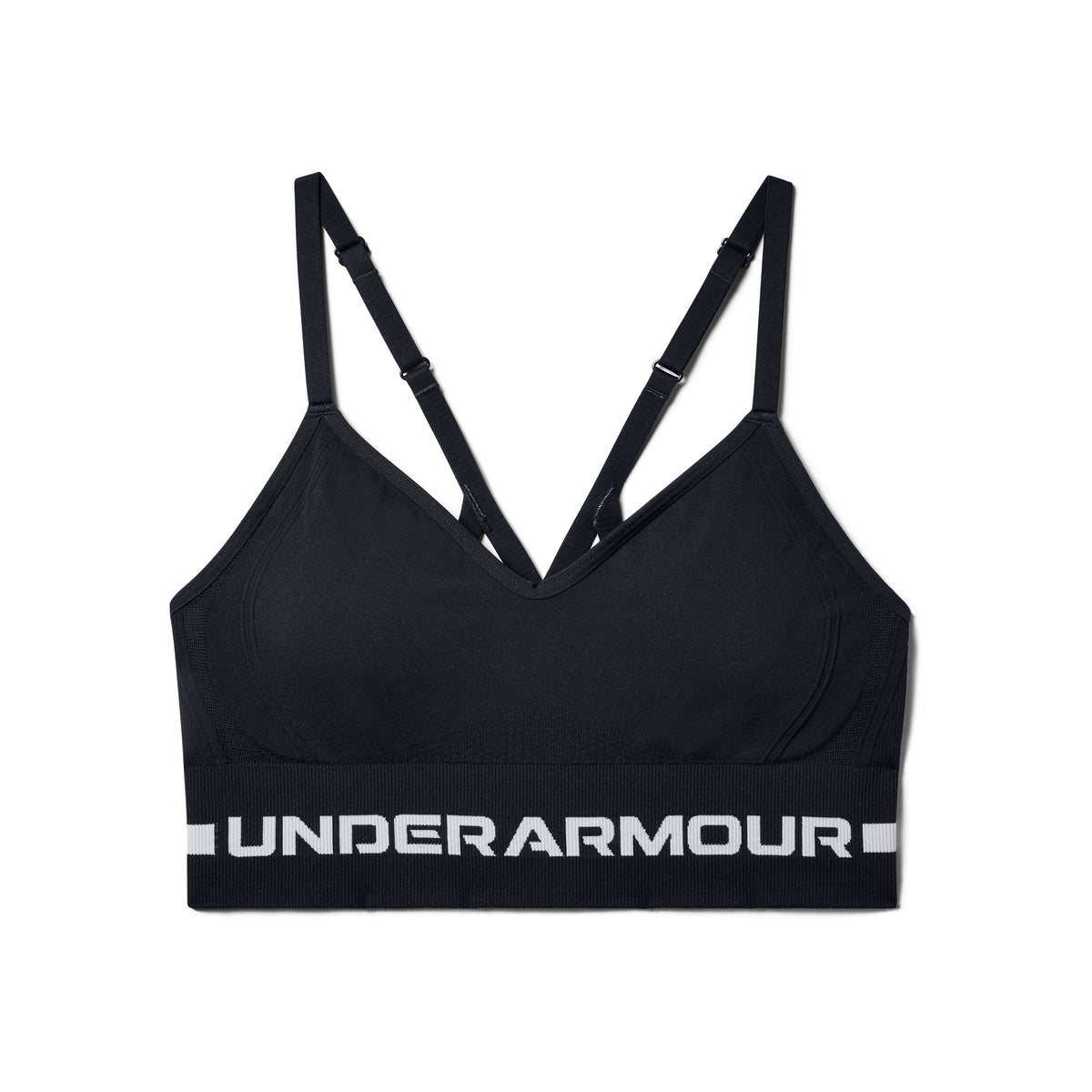 Under Armour Seamless Low Long Soutien-gorge sport Femmes - noir, gris clair