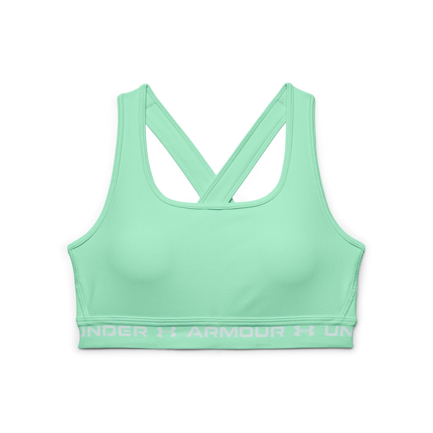 Under Armour Crossback Mid Soutien-gorge sport Femmes - vert clair,