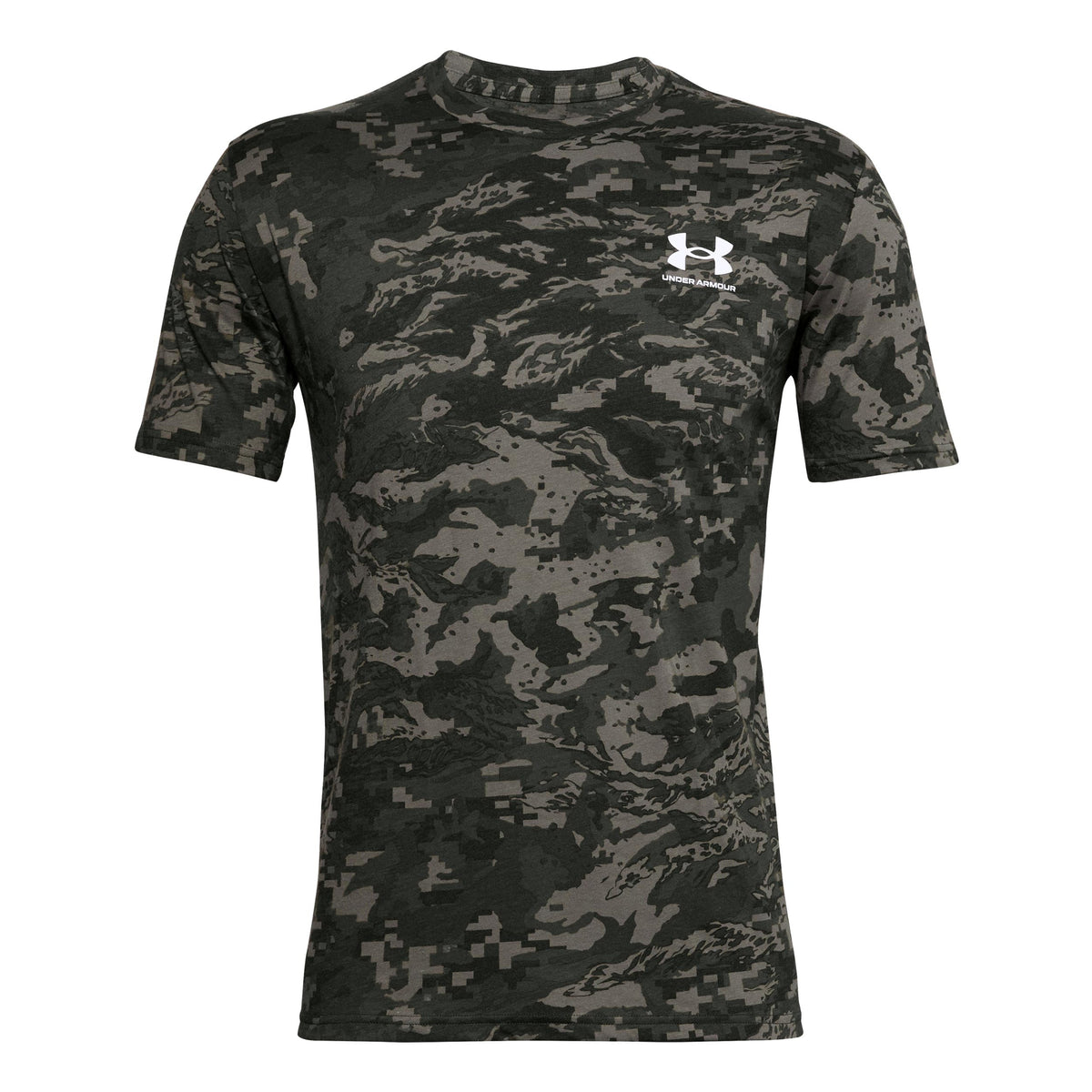 Under Armour ABC Camo T-shirt Hommes-Gris,Vert