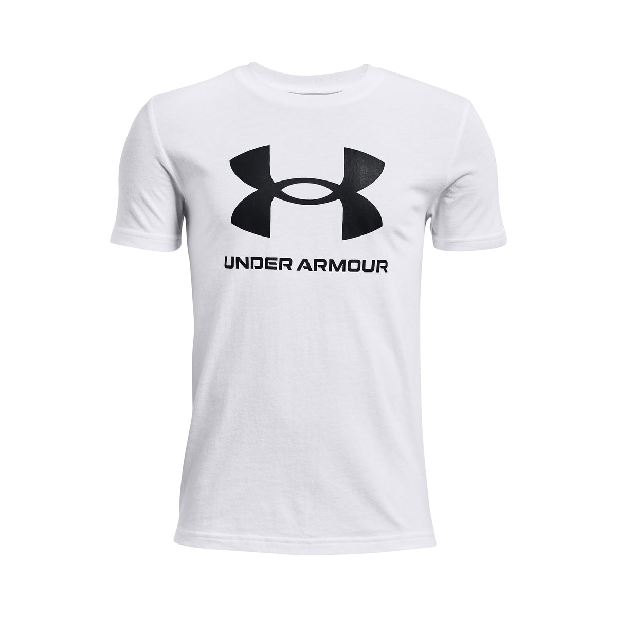 Under Armour Sportstyle Logo T-shirt Garçons - blanc, noir