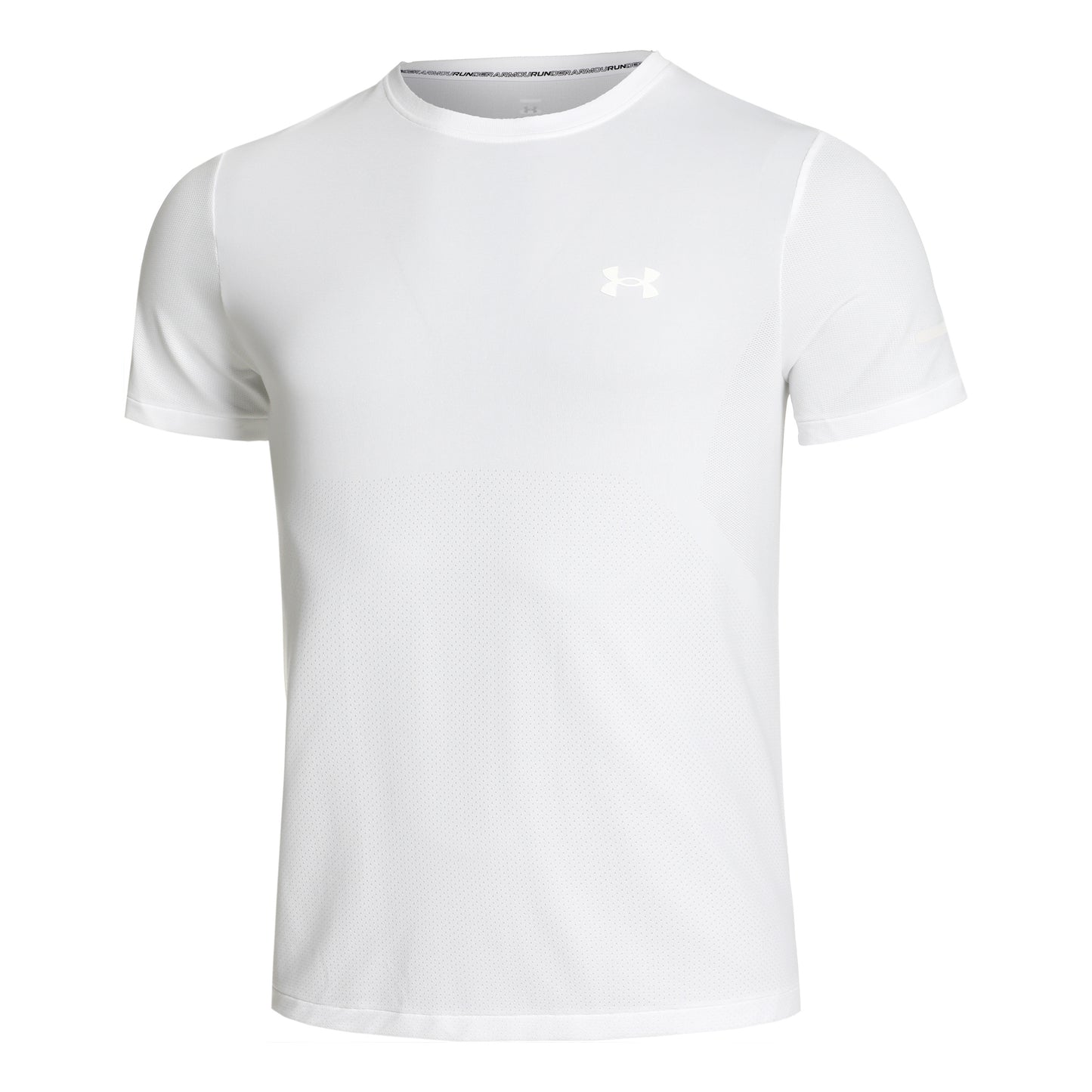 Under Armour Seamless Stride Maillot De Course Hommes-Blanc