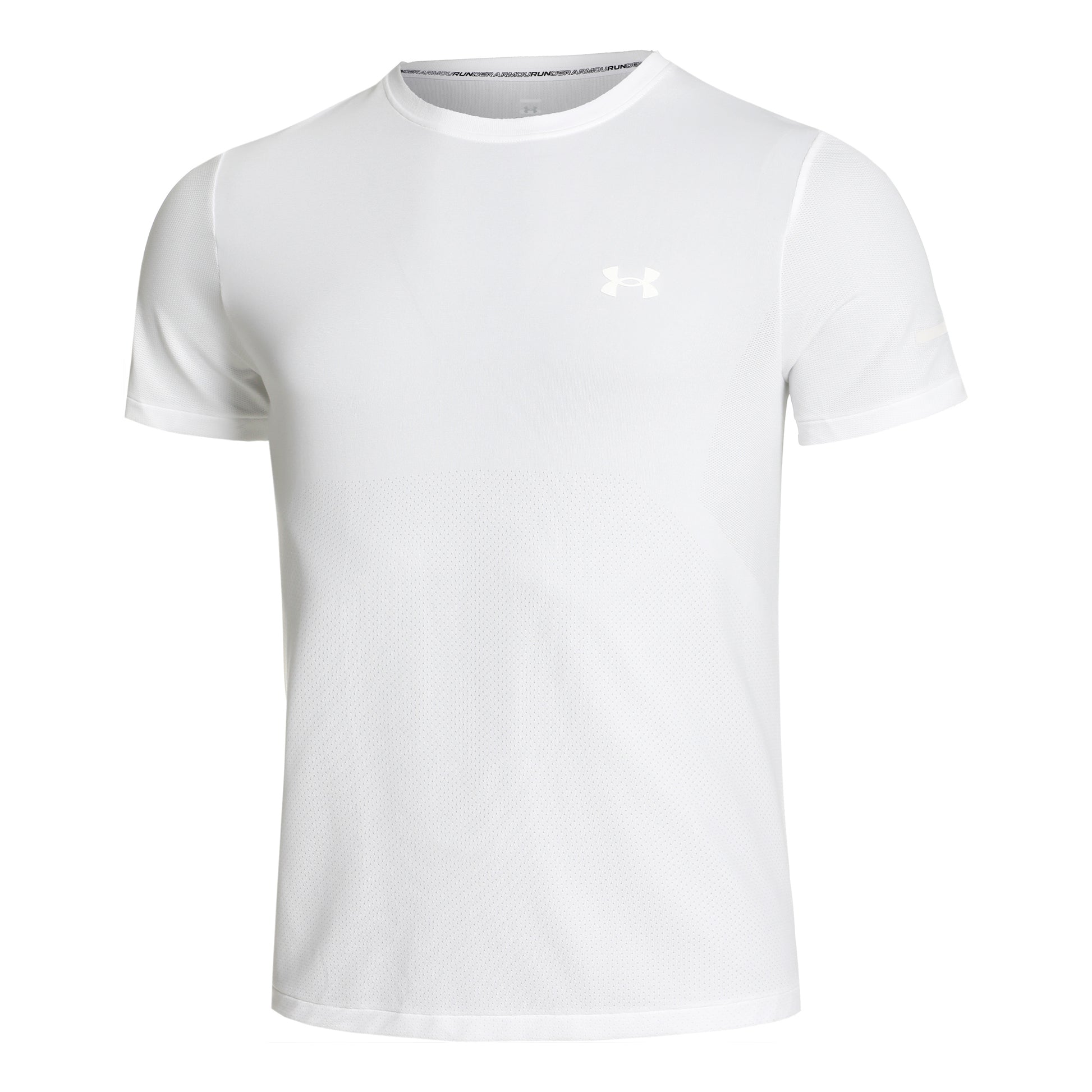 Under Armour Seamless Stride Maillot De Course Hommes-Blanc