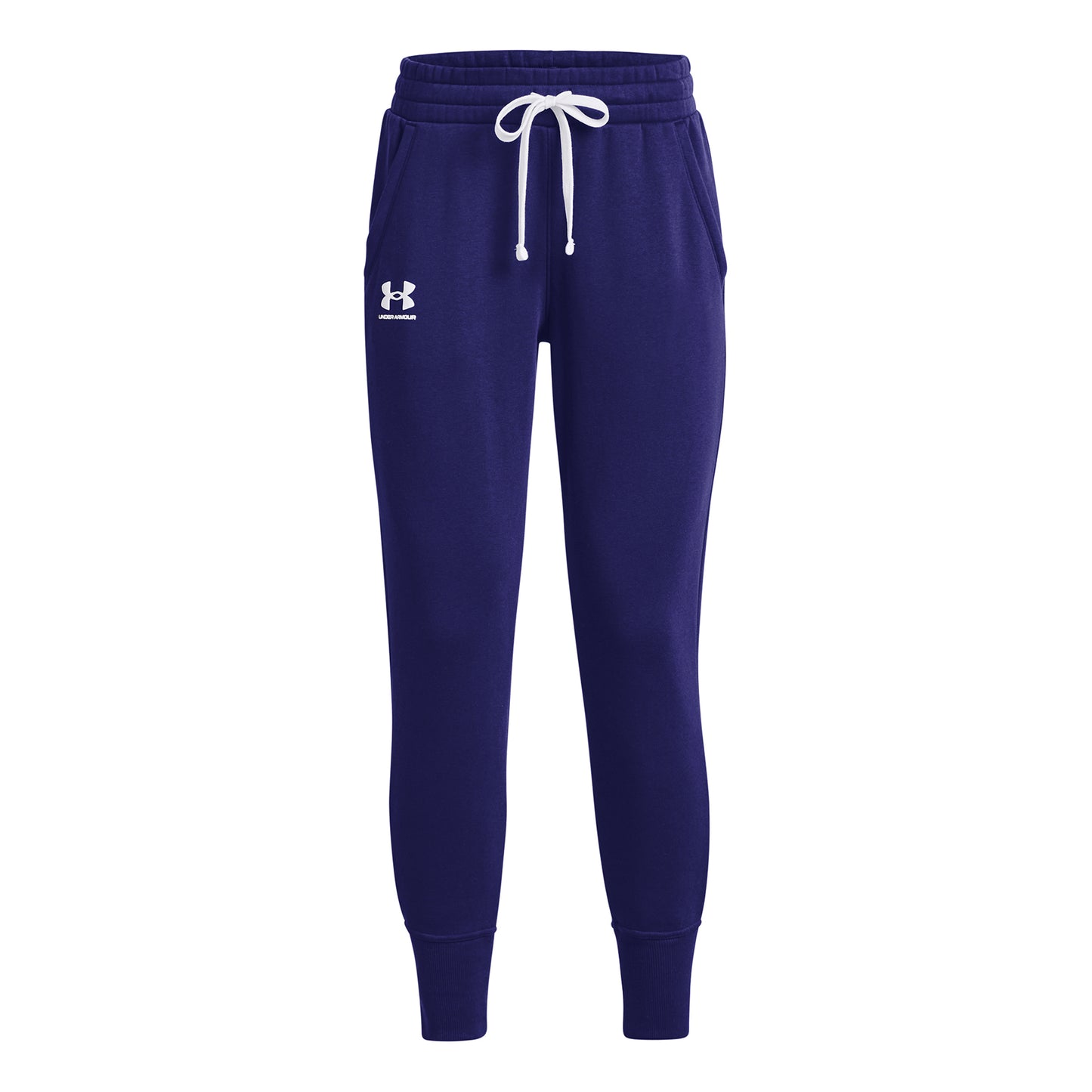 Under Armour Fleece Pantalon survêtement Femmes - bleu foncé, blanc