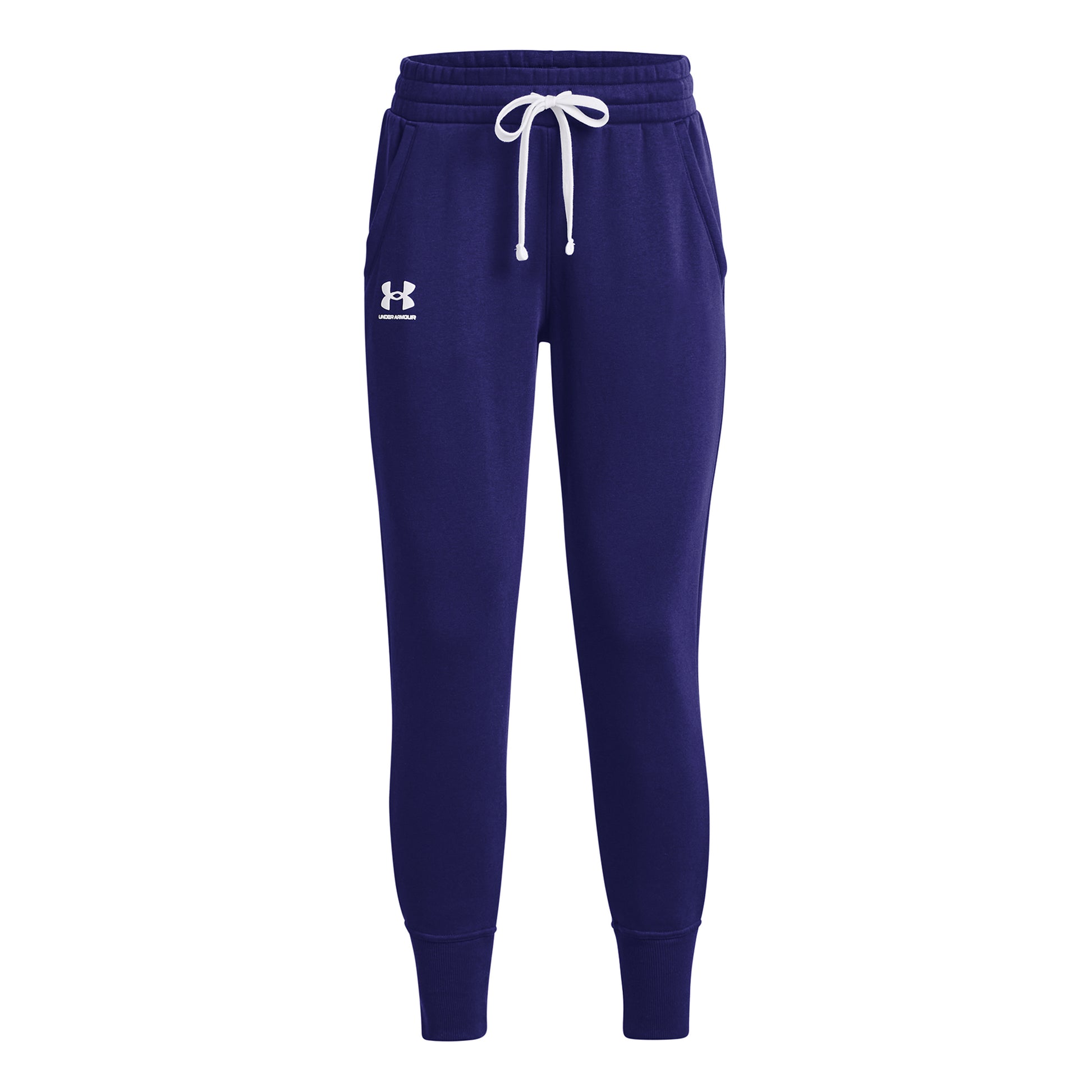Under Armour Fleece Pantalon survêtement Femmes - bleu foncé, blanc