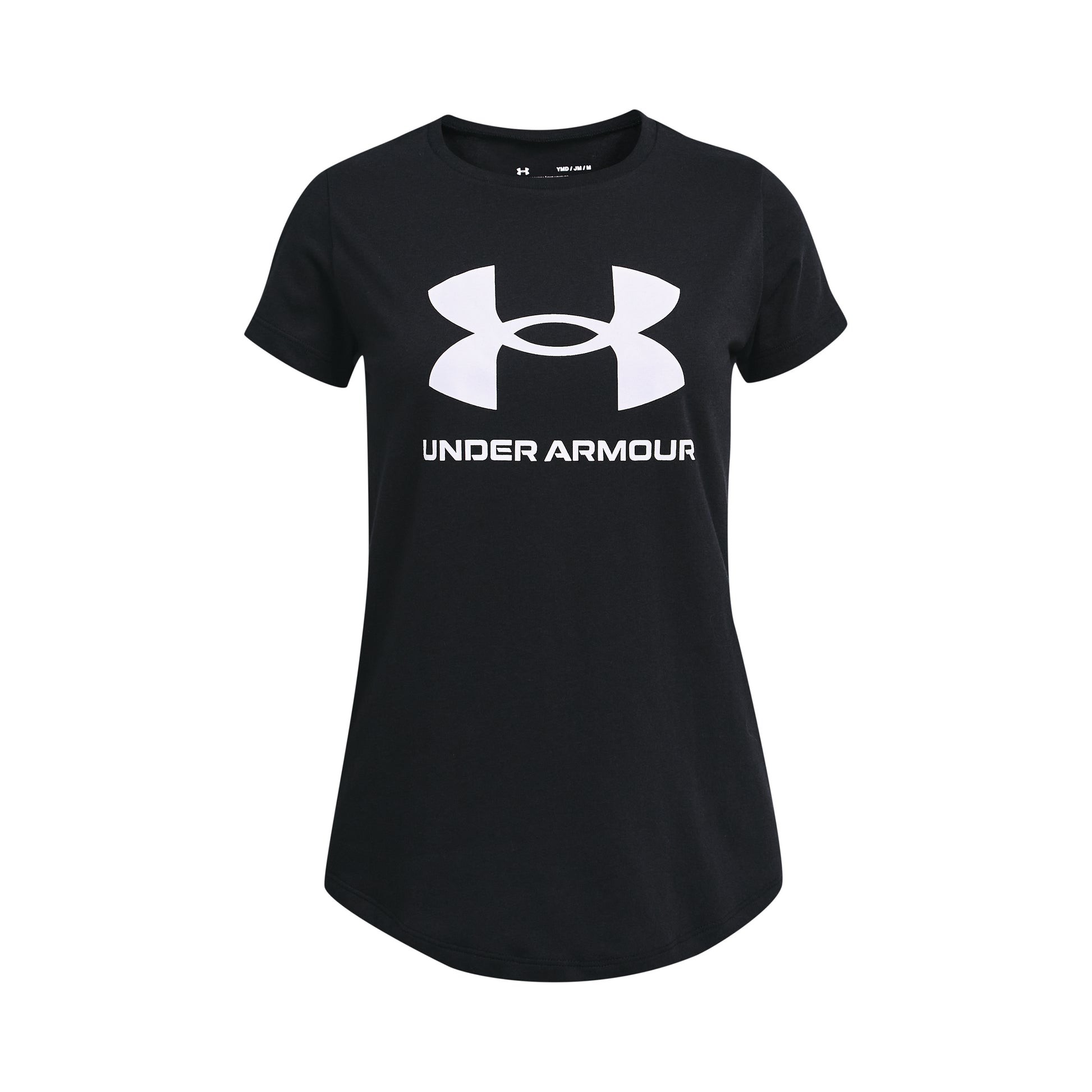 Under Armour Sportstyle Logo T-shirt Filles - noir, blanc