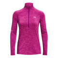 Tech Half-Zip Twist Haut manches longues Femmes - violet,