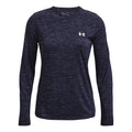 Tech Crew Twist Sweat-shirt Femmes - bleu foncé,