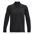 Quarter Half-Zip Haut Manches Longues Hommes-Noir