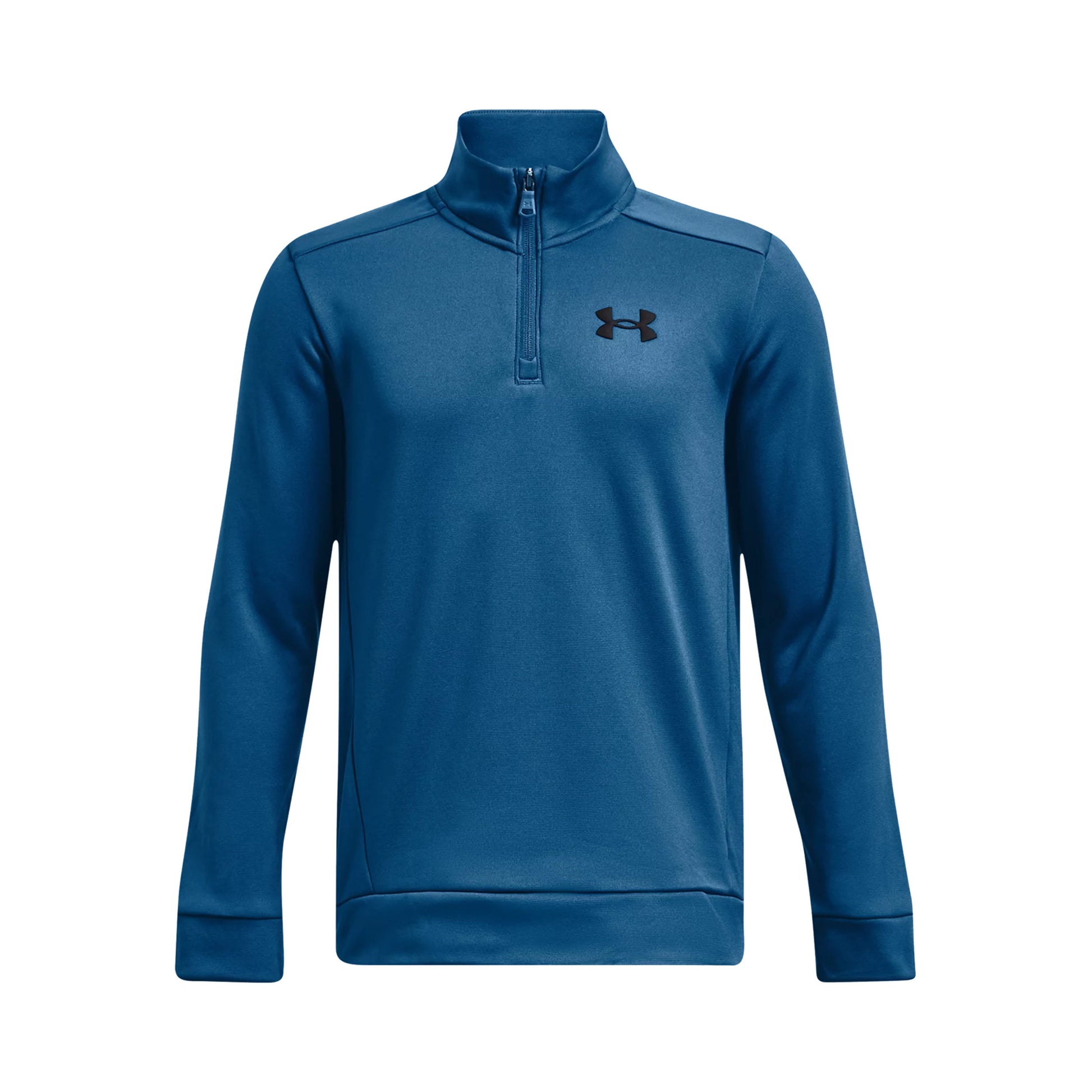 Under Armour Quarter Half-Zip Haut manches longues Garçons - bleu foncé,