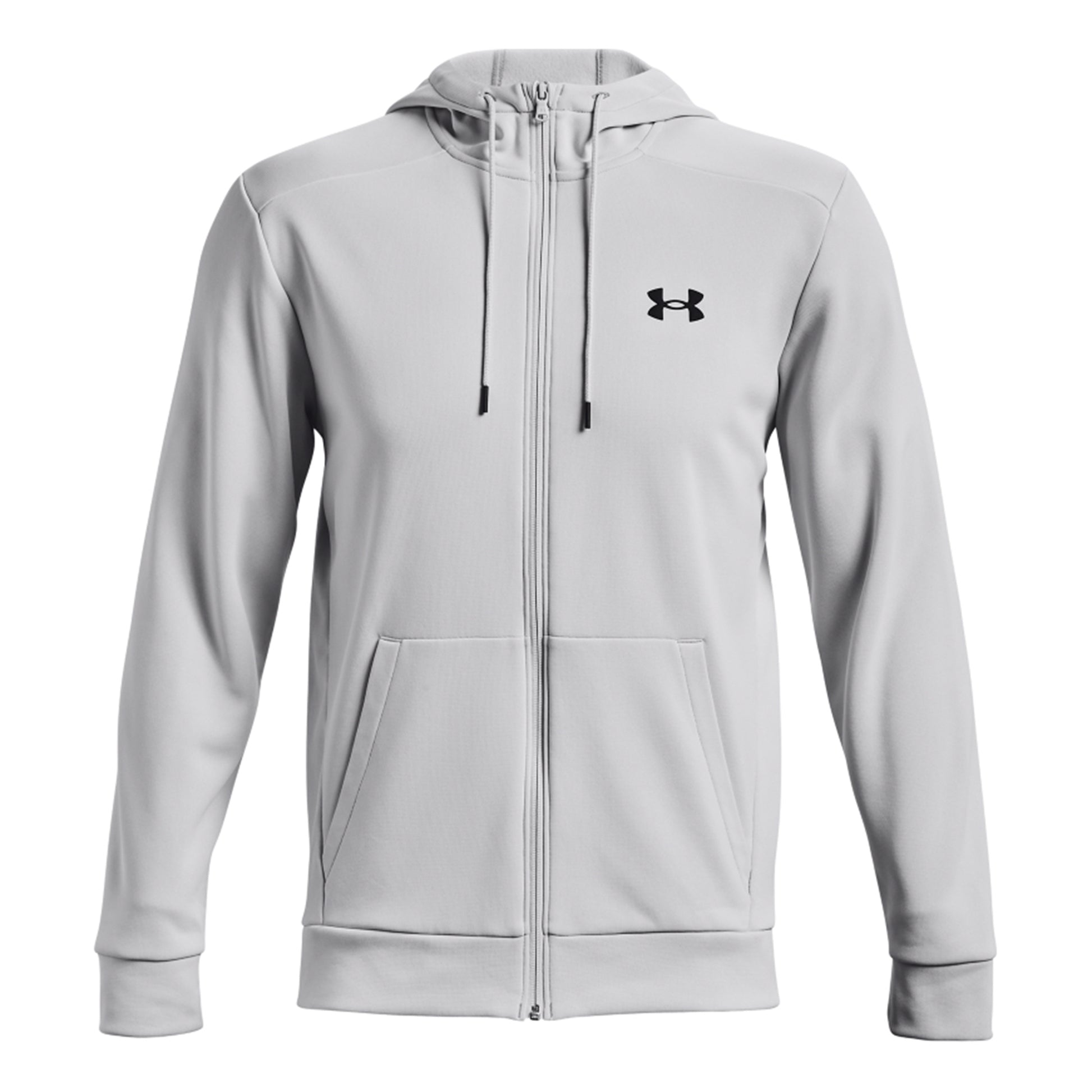Under Armour Fleece Full Zip Gilet en coton Hommes - gris clair,
