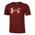 Big Logo Fill T-shirt Hommes - rouge foncé,