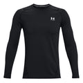 Coldgear Fitted Crew Haut manches longues Hommes - noir,