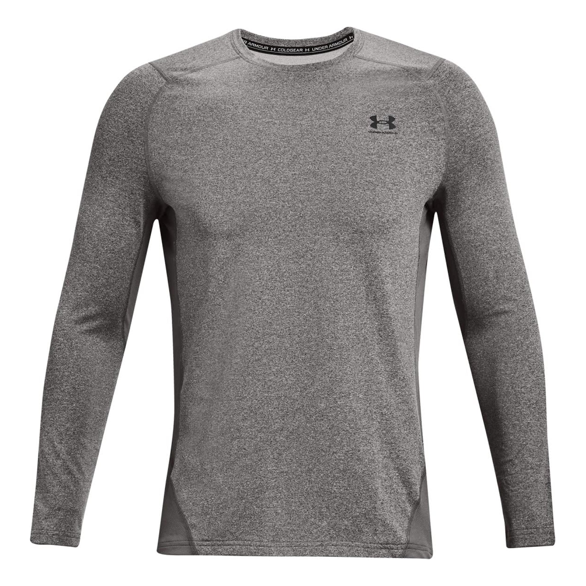 Under Armour Coldgear Fitted Crew Haut manches longues Hommes - gris foncé,