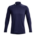 Coldgear Fitted Crew Haut manches longues Hommes - bleu foncé,