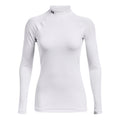 Coldgear Authentics Mockneck Haut Manches Longues Femmes-Blanc
