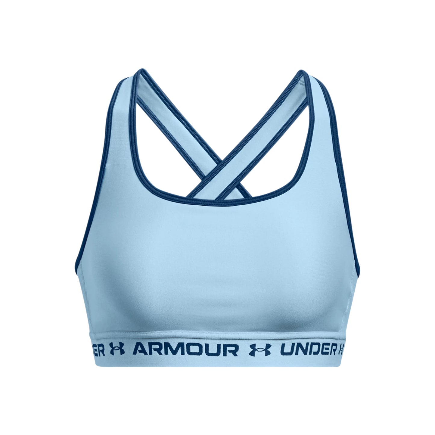 Under Armour Crossback Mid Soutien-gorge sport Femmes - bleu clair, noir