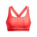Crossback Mid Soutien-gorge sport Femmes - corail, noir