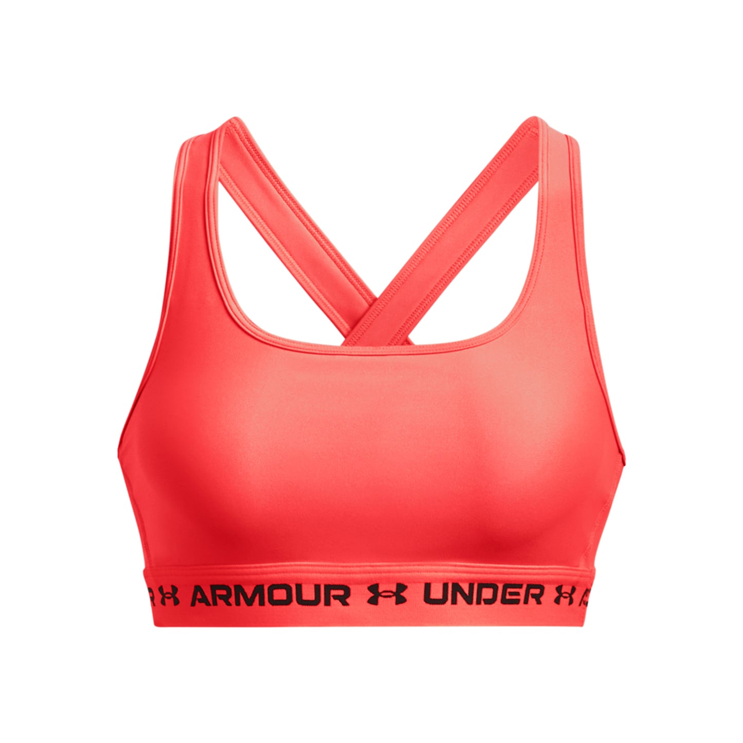 Under Armour Crossback Mid Soutien-gorge sport Femmes - corail, noir