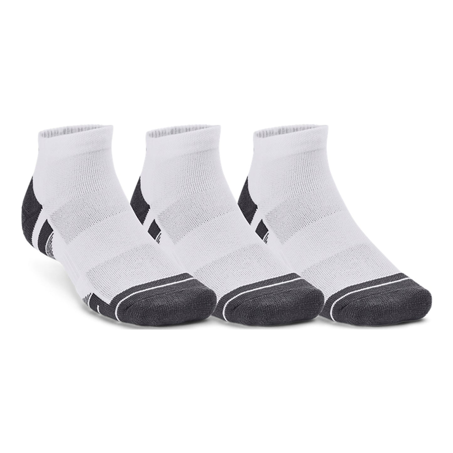 Under Armour Performance Tech Low Chaussettes De Tennis Pack De 3-Blanc