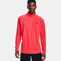 Tech 2.0 Half-Zip Haut manches longues Hommes - corail,