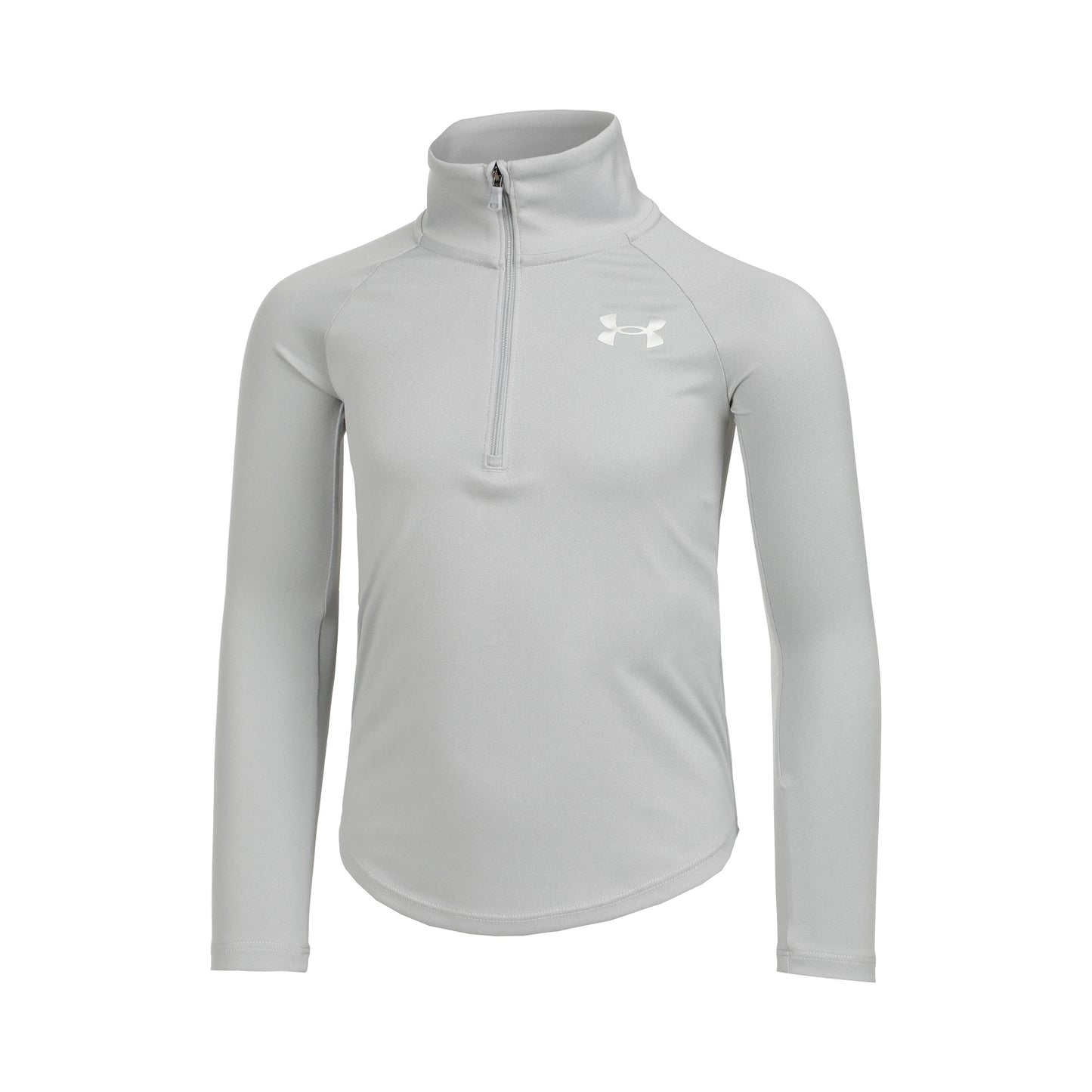 Under Armour Tech Graphic Half-Zip Haut manches longues Filles - gris clair, argent